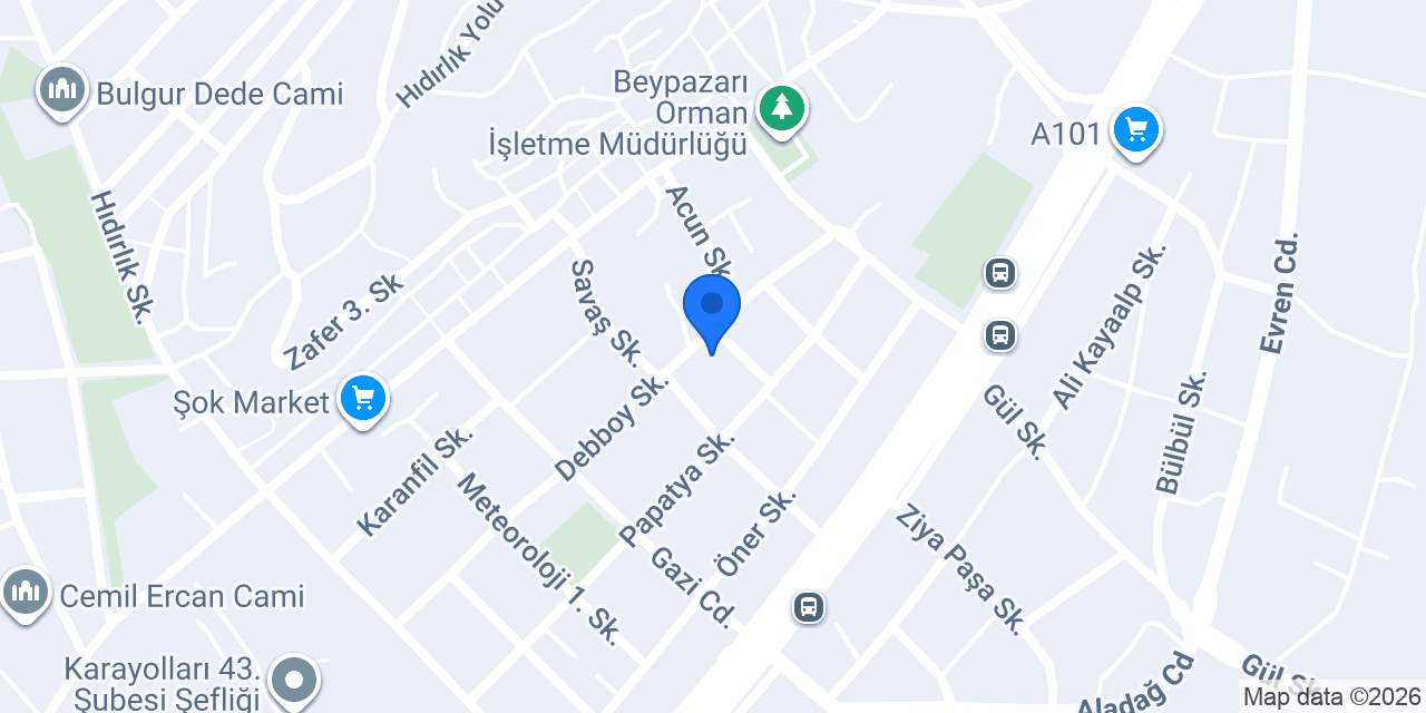 Özel Şevkat Samanyolu Anaokulu konumu