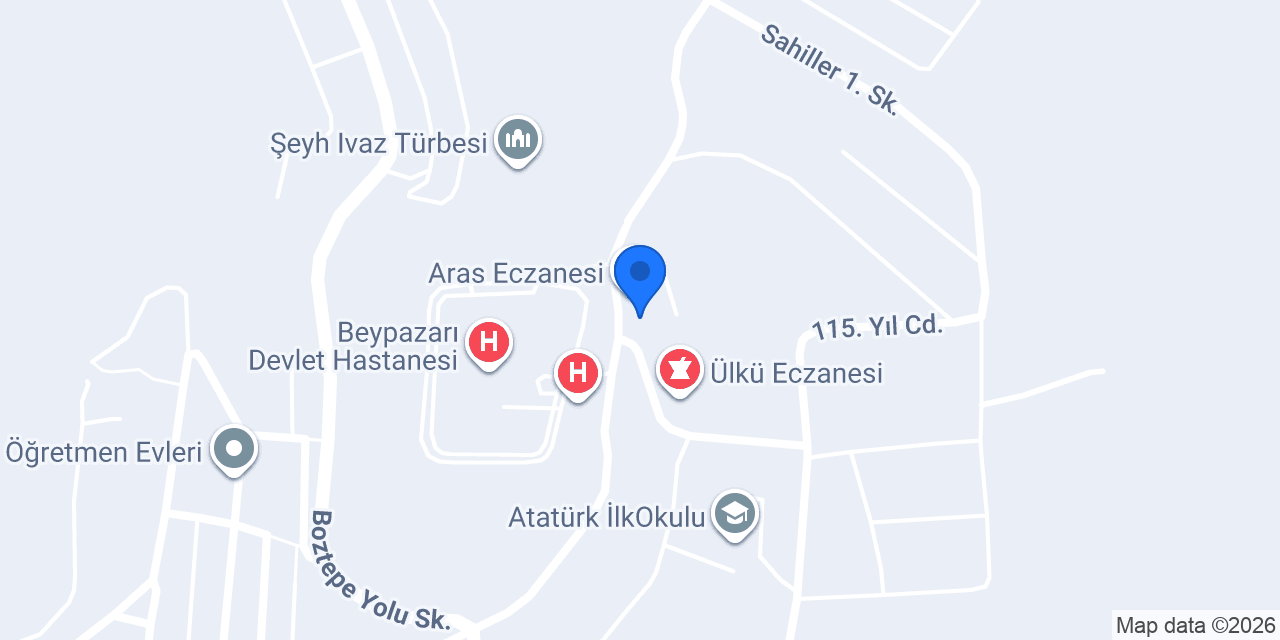 Özge İşitme Cihazları konumu