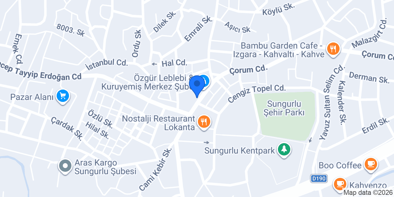 Sefa pide kebap döner salonu konumu