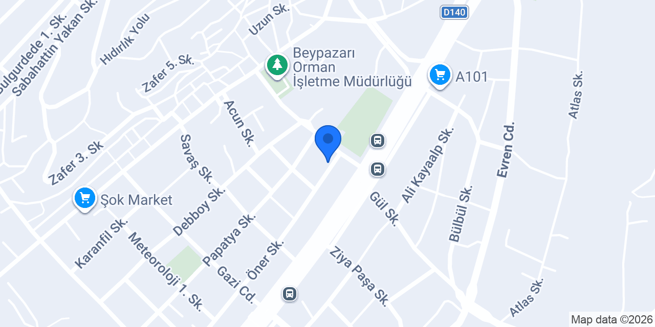 TÜRKMENBEY CAR RENTAL konumu