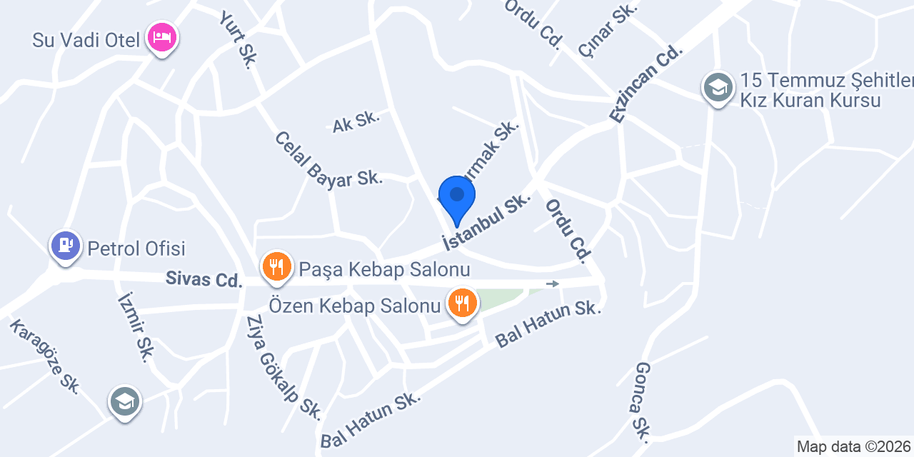 Anadolu parke ve mobilya konumu