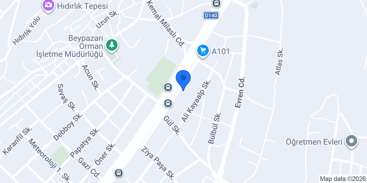 Atıcı Otomotiv konumu