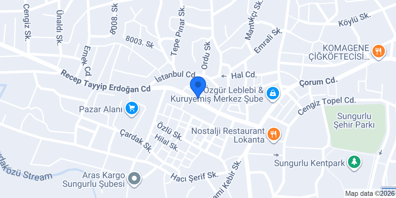 Alafoğlu Eczanesi konumu