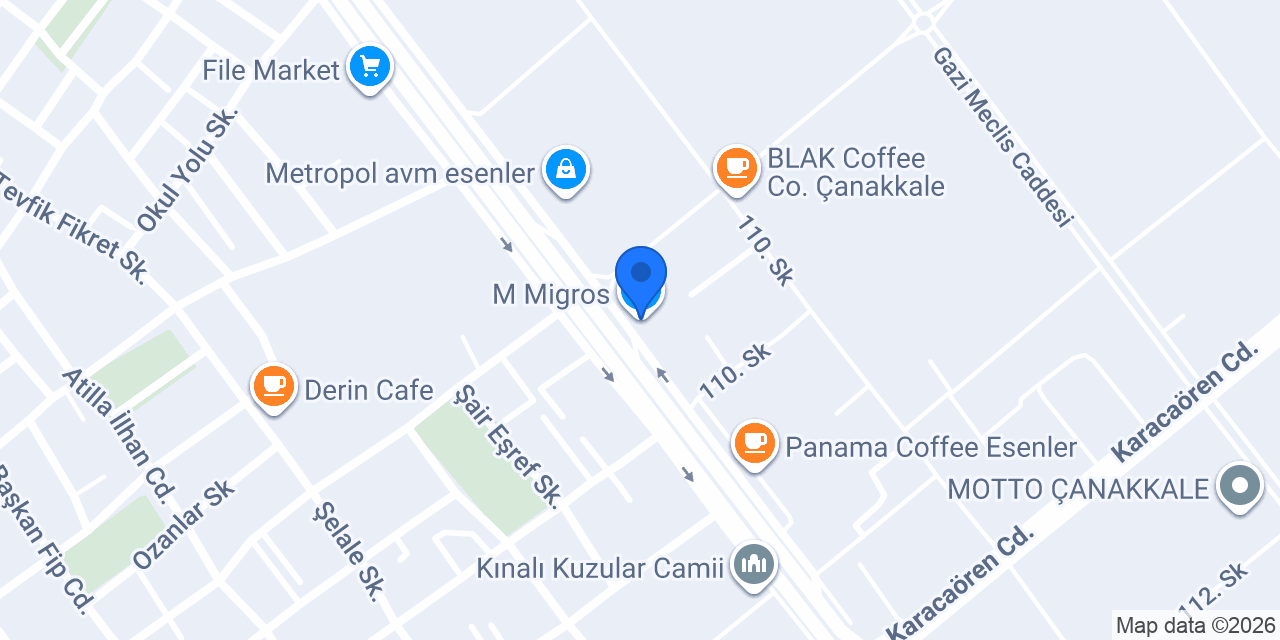 M Migros konumu