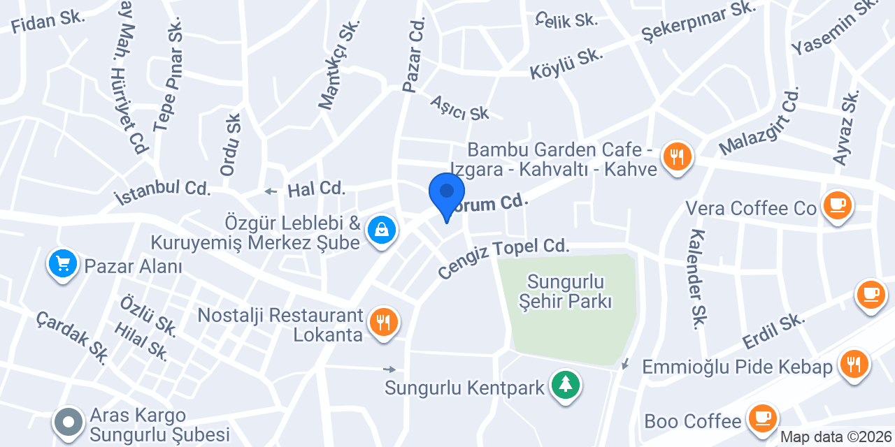 Özkan Tarım konumu