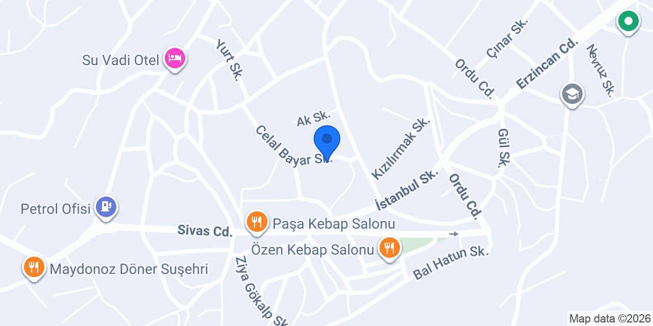 Suşehri Pide Kebap Salonu konumu
