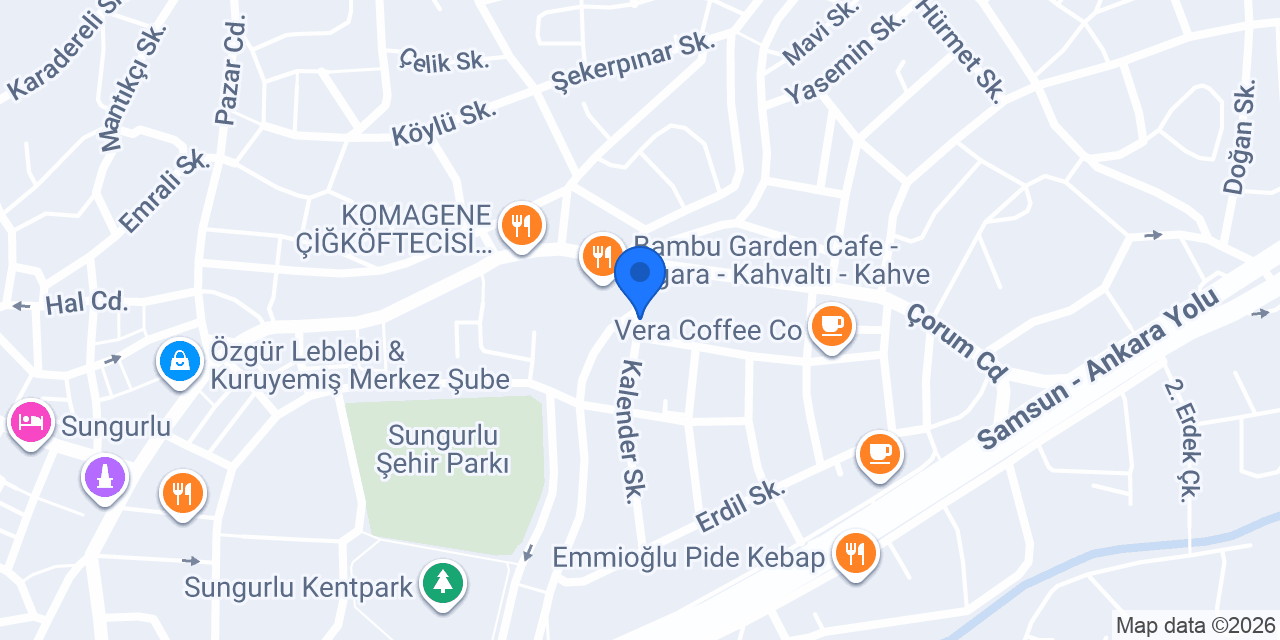 Elif Unlu Mamülleri konumu