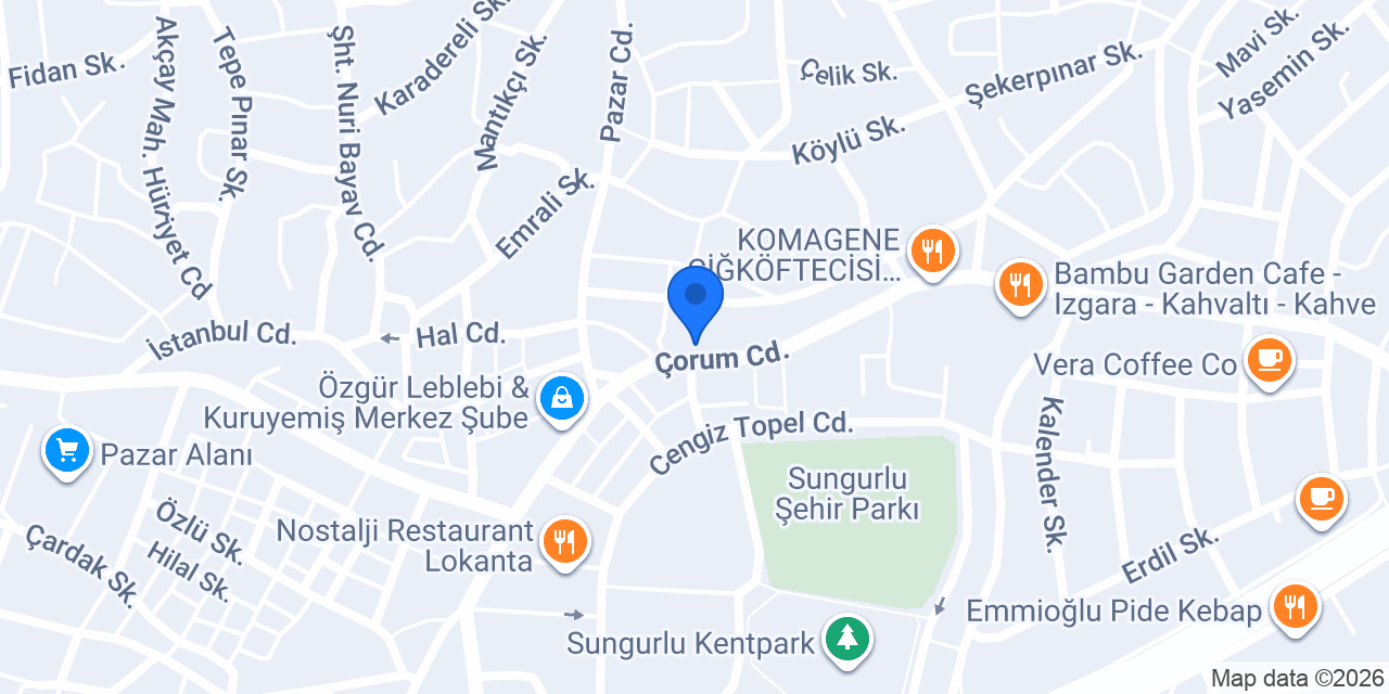 Zehra cafe konumu