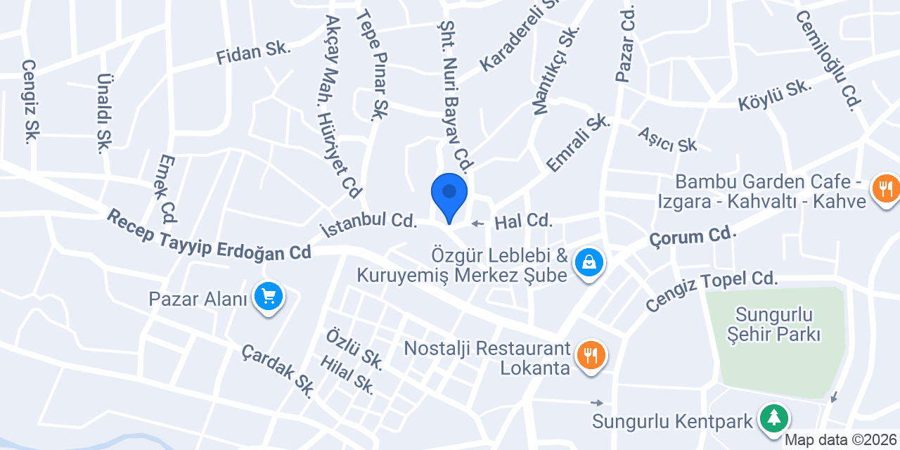 Akyüz Ticaret konumu