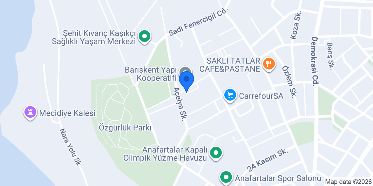 Extra Tekel Shop konumu