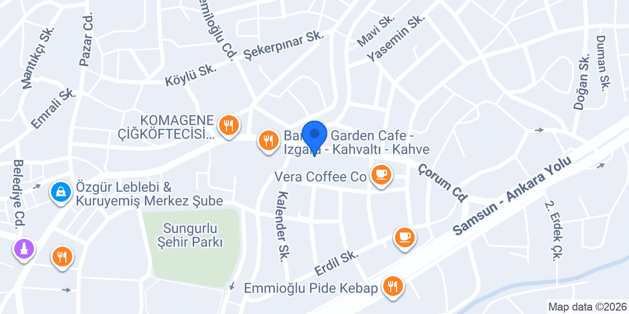 Berat Gıda konumu