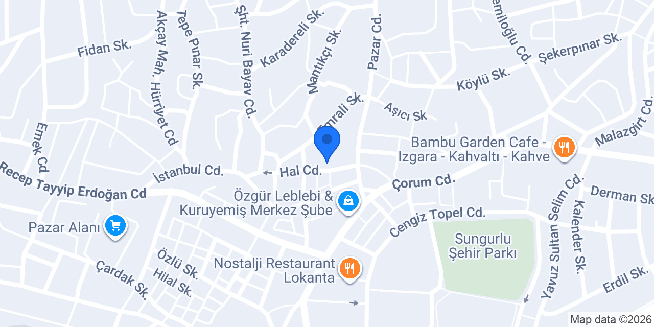Orhan gıda konumu