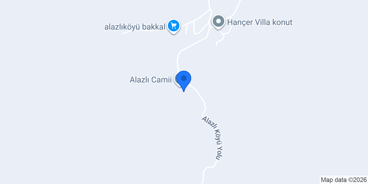 MEGALİTİK İNŞAAT ALAZLI CAMİİ İNŞAATI konumu