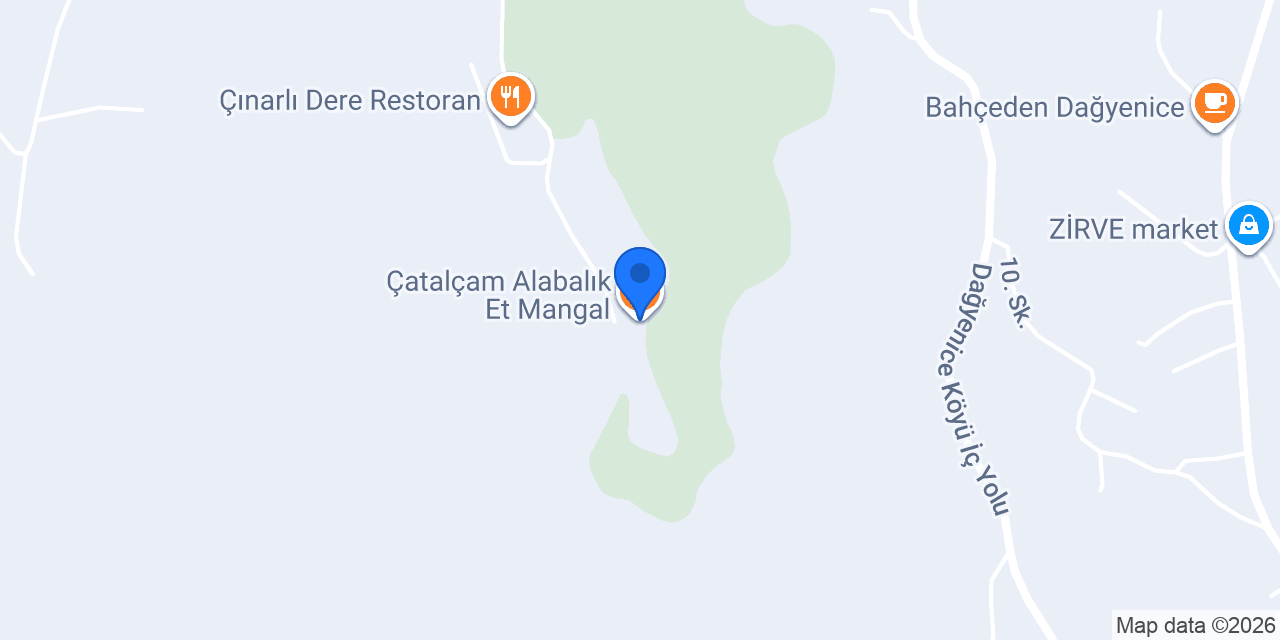 Çatalçam Alabalık Et Mangal konumu