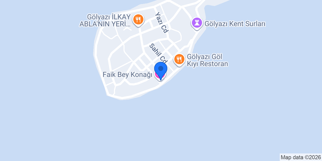 Faik Bey Konağı konumu