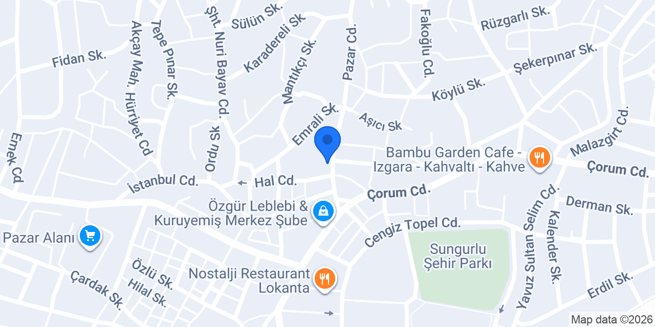Ecrinsu Unlu Mamülleri konumu