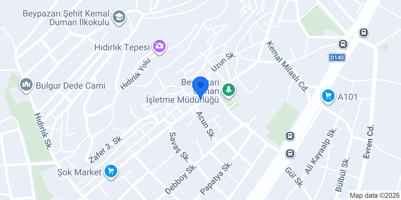 Beypazarı Vergi Dairesi konumu