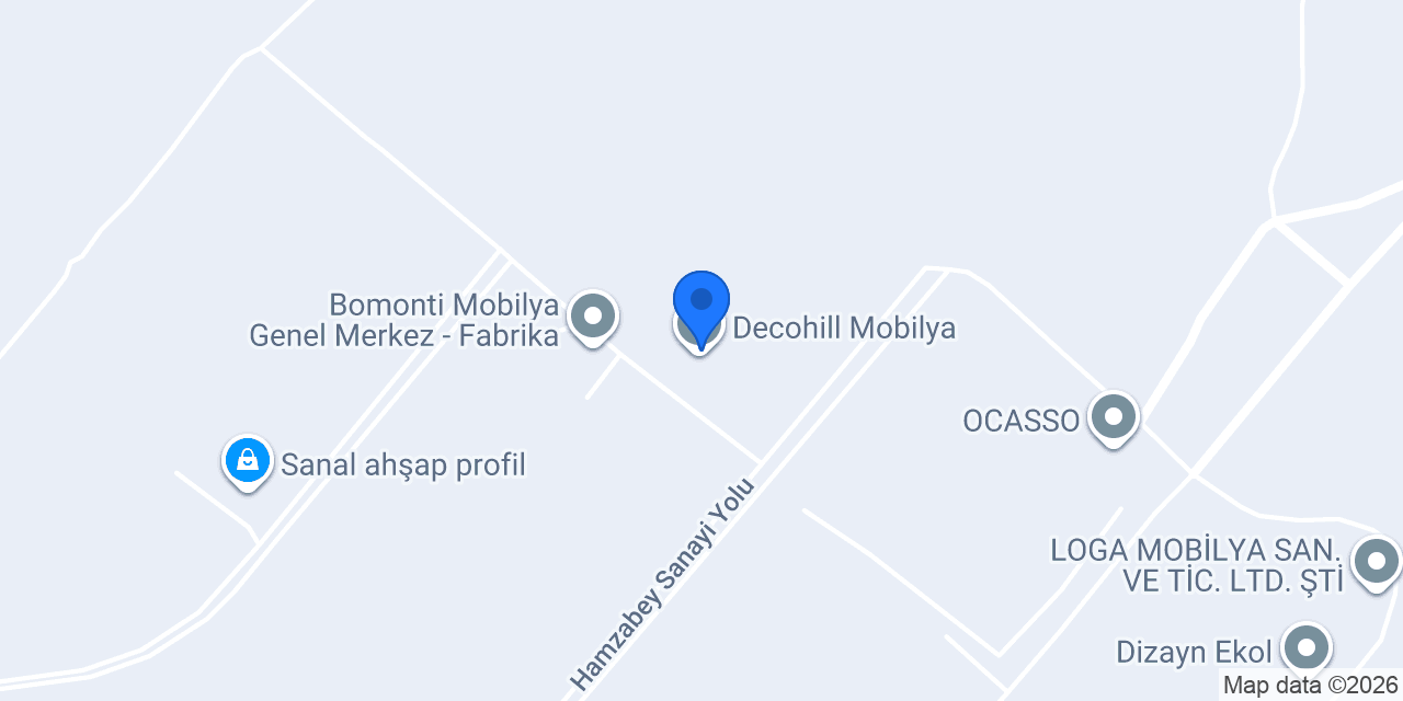 Decohill Mobilya konumu