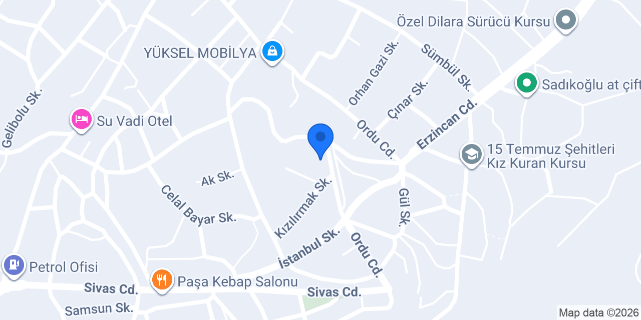 Güven Orman Ürünleri konumu