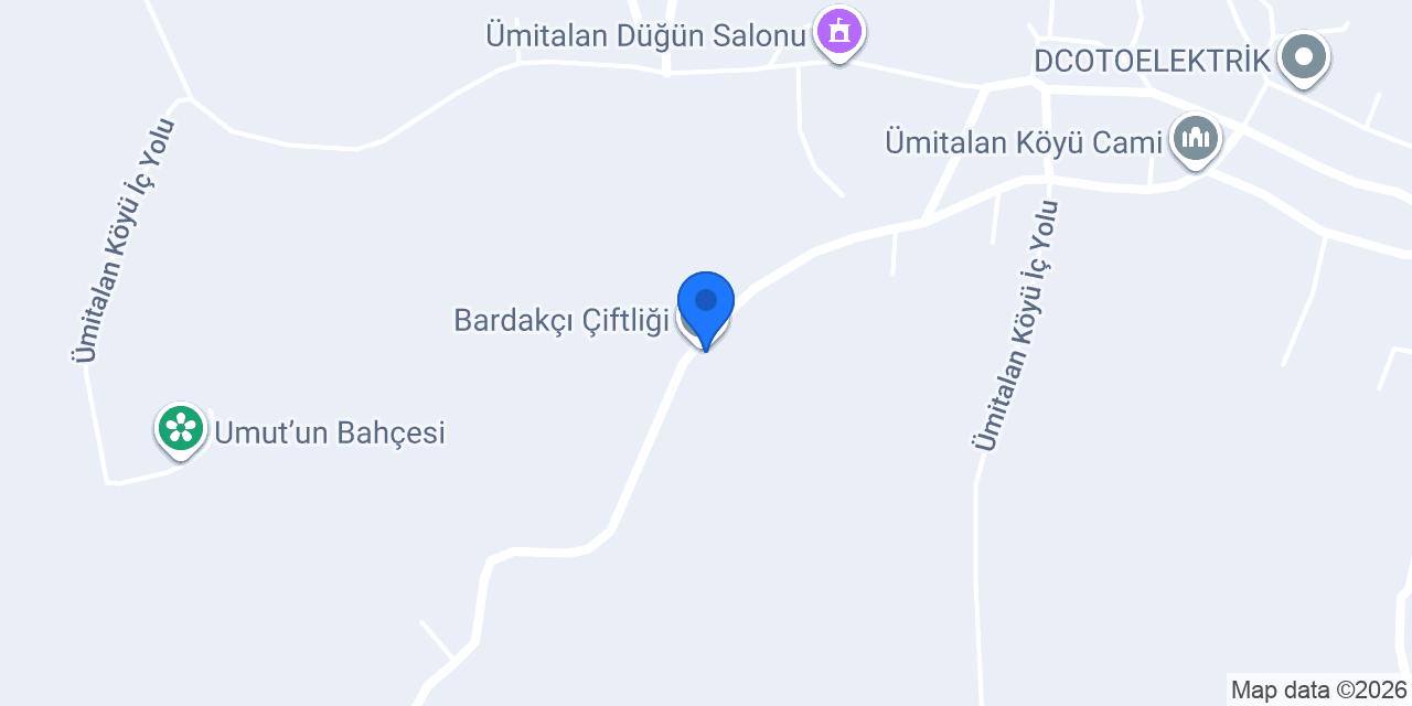 Bardakçı Çiftliği konumu