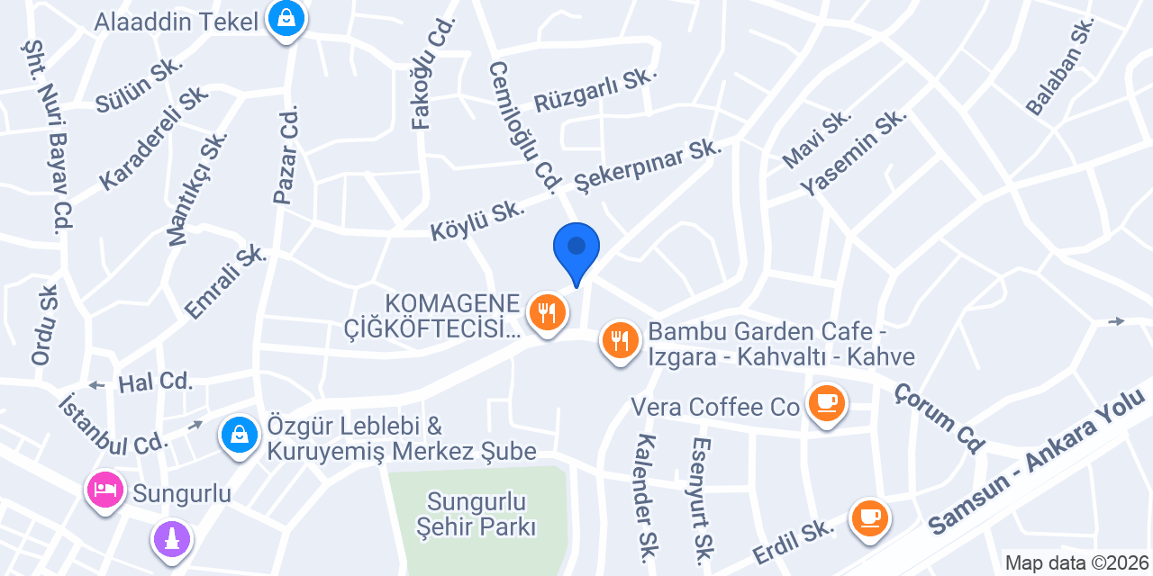 Anar Taksi Durağı konumu