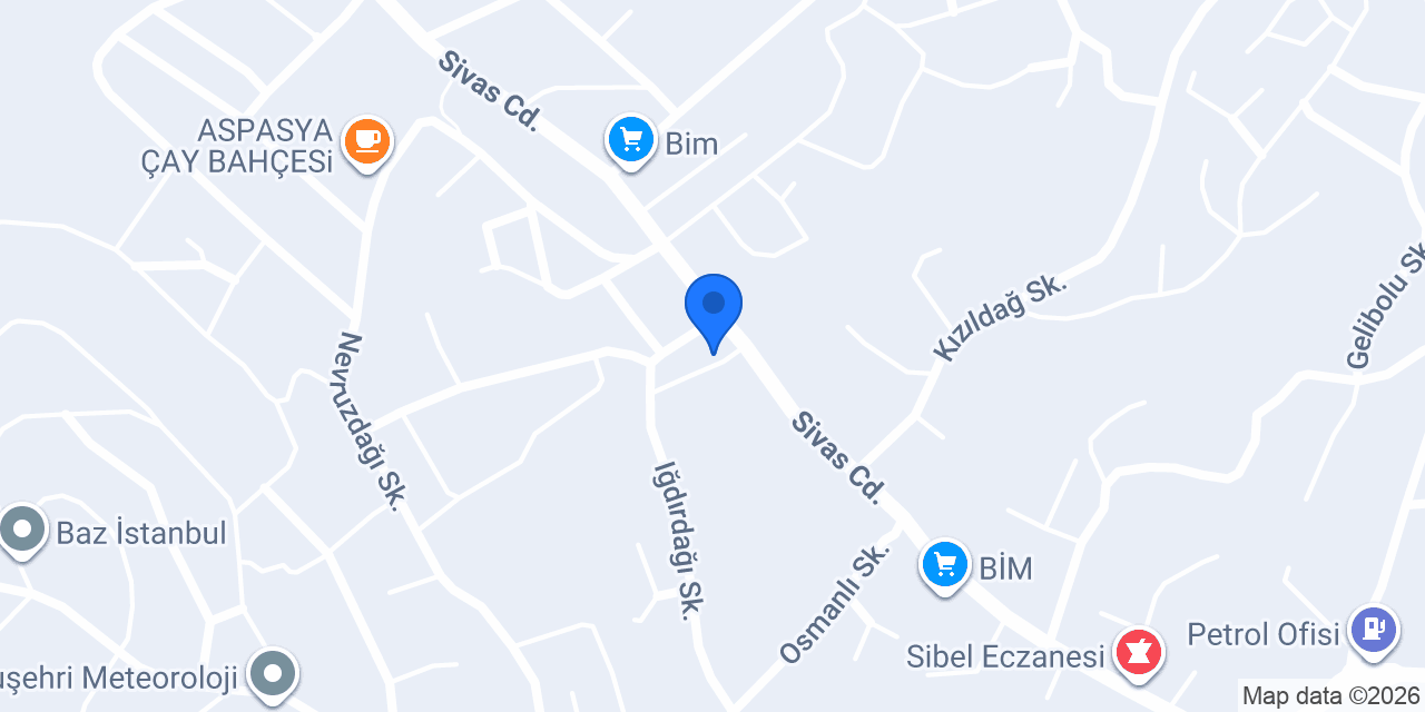 Şimşek Elektrik konumu