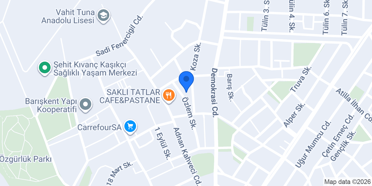 Esenler Bisiklet Evi konumu