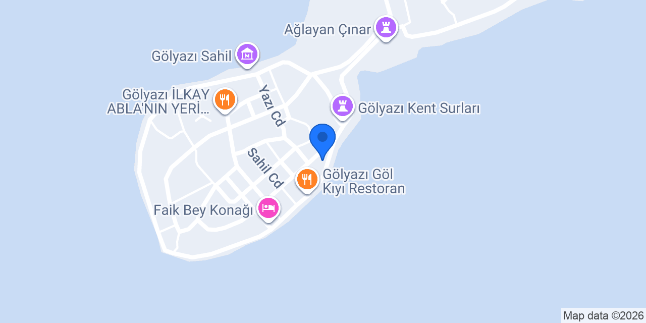 İNSULA GÖLYAZI CAFE konumu