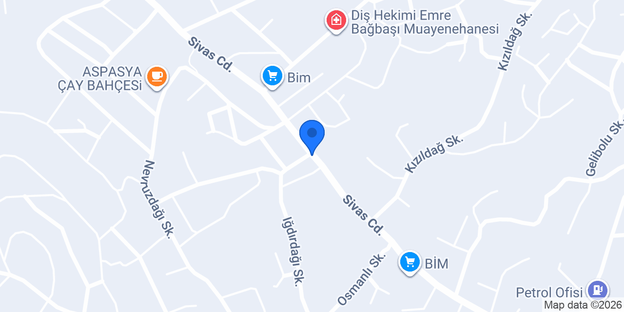 Hanımeli Pastanesi konumu