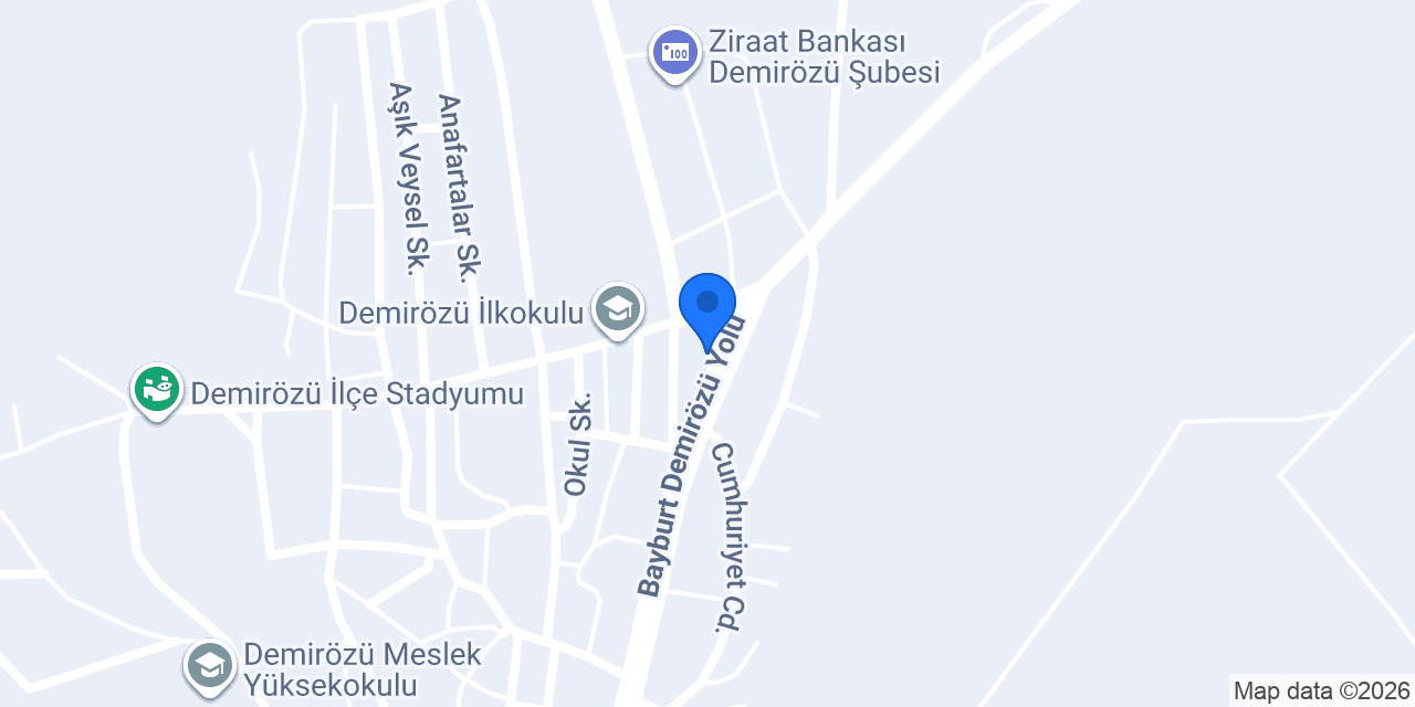 Demirözü Noterliği konumu