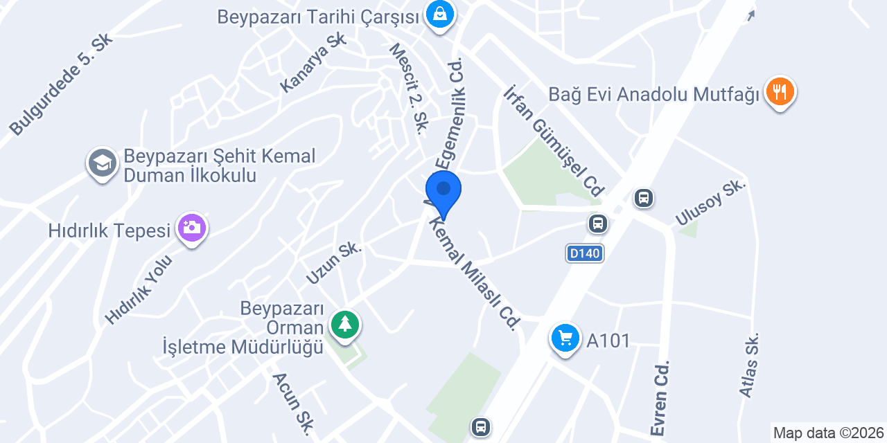 Öz Kırtasiye konumu