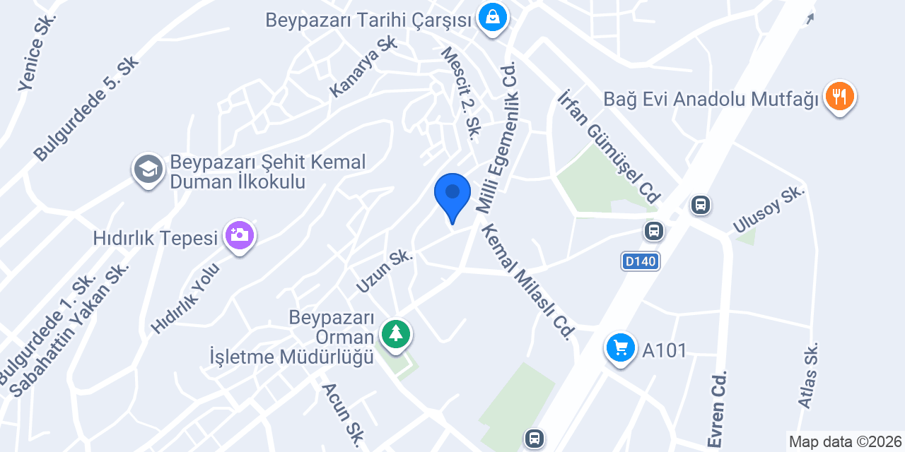 Altın dilim baklava konumu