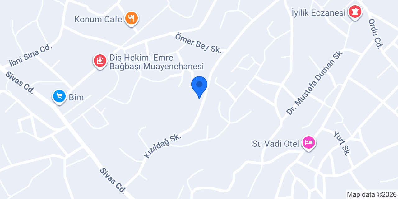Anadolu Parke mobilya A.Ş suşehri konumu