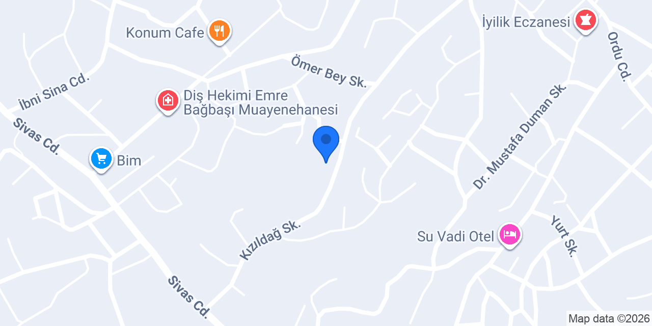 Yüceler Dinlenme Tesisi konumu