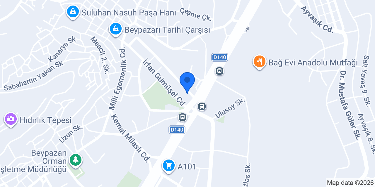 Bayar Elektrik Hafriyat konumu