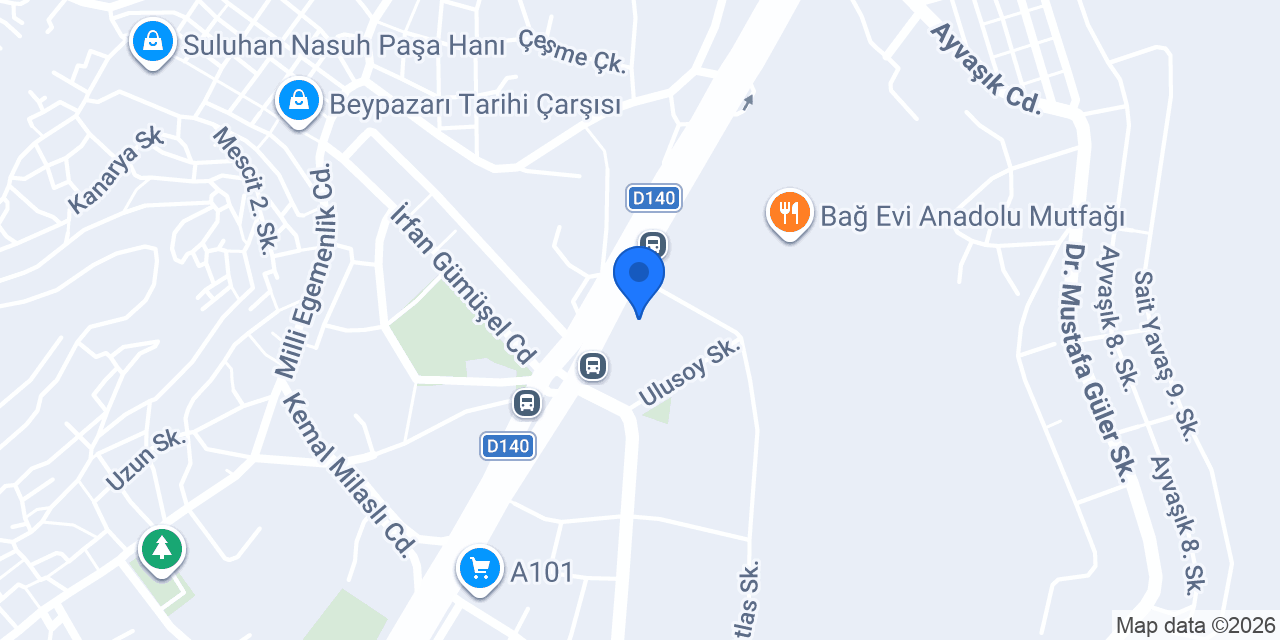 Mevlana Kebap konumu