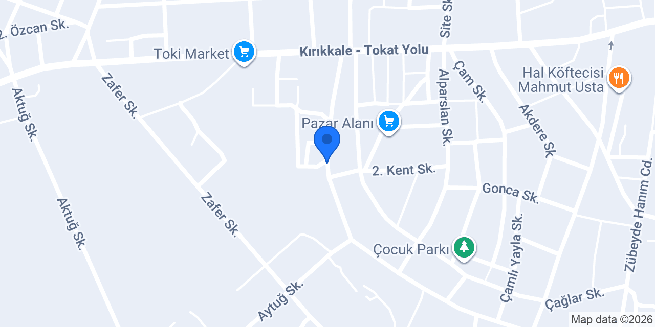 Gözkaya Mermer konumu