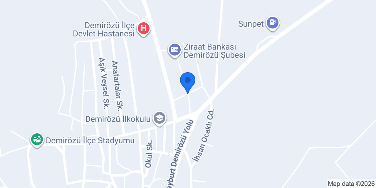 As Bayburt Turizm konumu