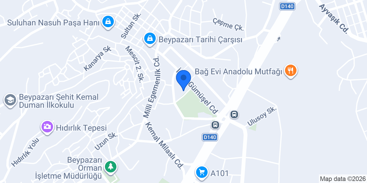 Ahi Gümüş konumu