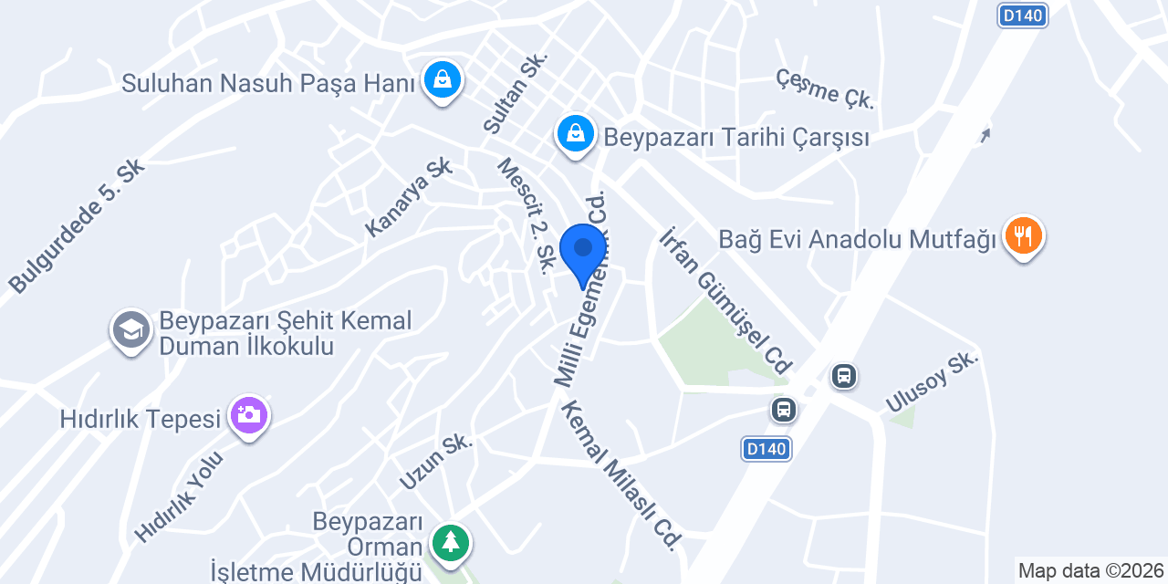 Bereket Unlu Mamulleri konumu