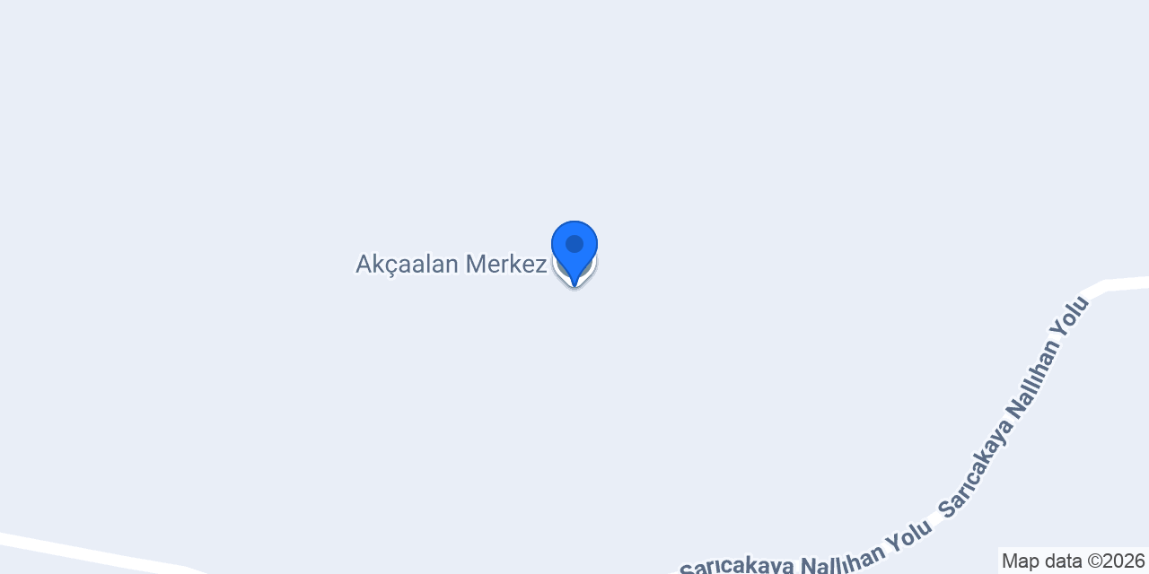 Akçaalan Merkez konumu