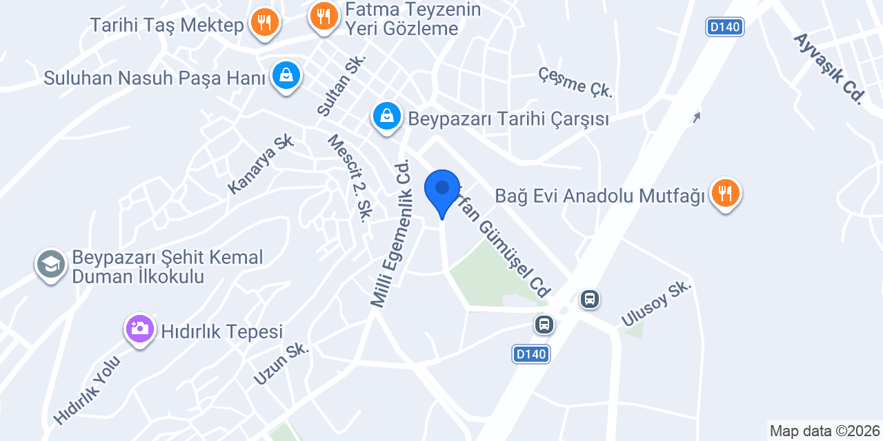 Bizim Otopark konumu