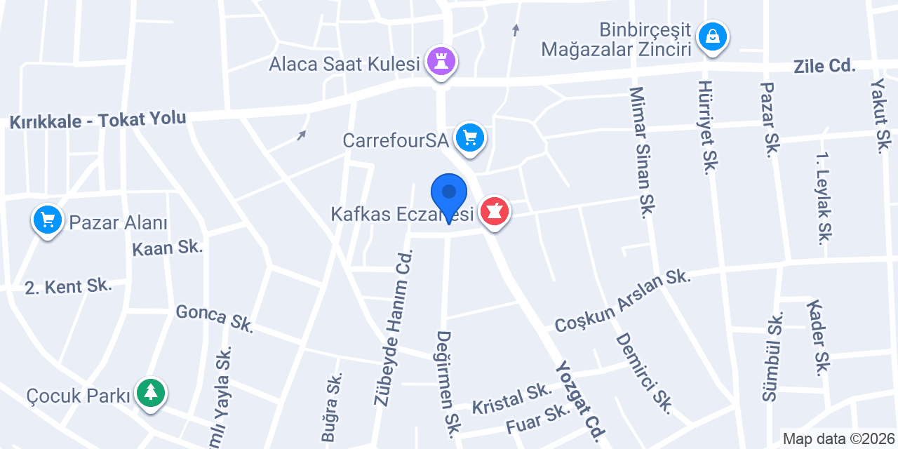 Mahzen Cafe konumu