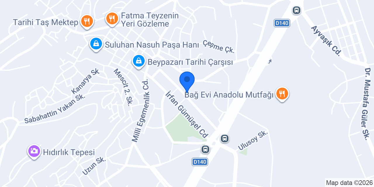 Lezzet diyarı konumu