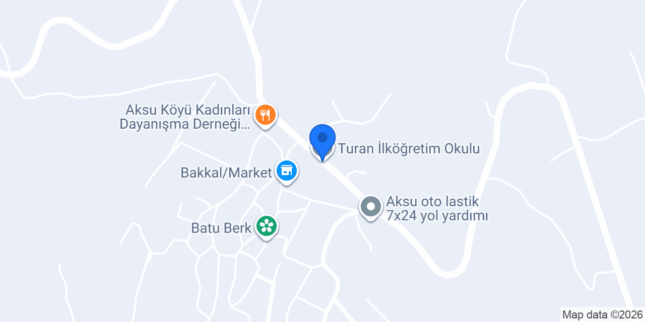 Turan İlköğretim Okulu konumu