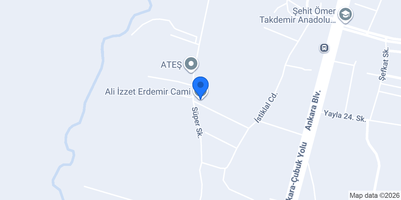 Ali İzzet Erdemir Cami konumu