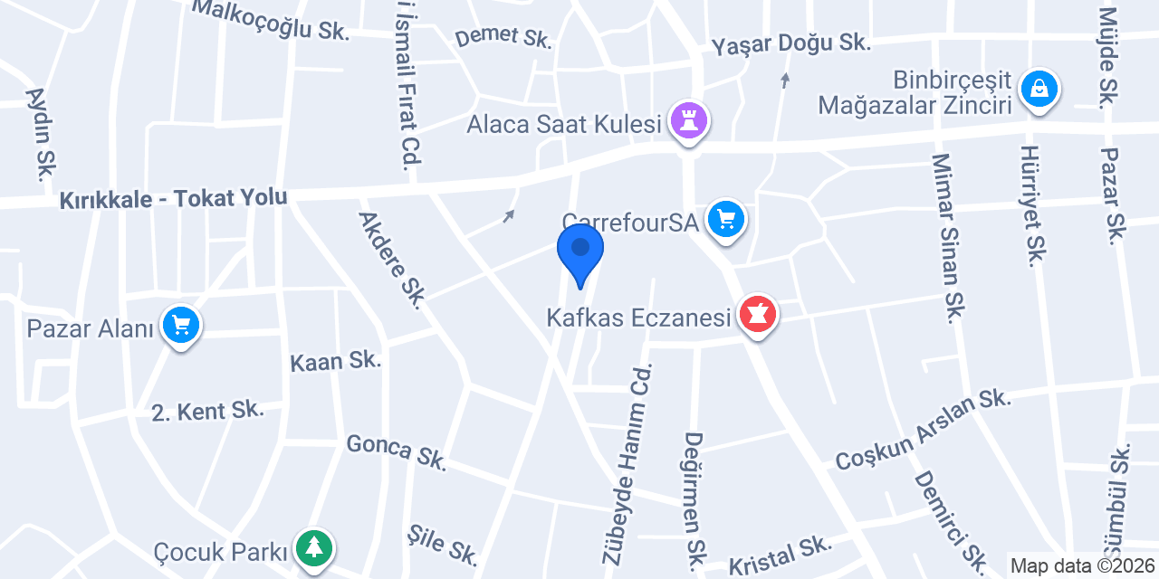 Güneş Matbaa konumu