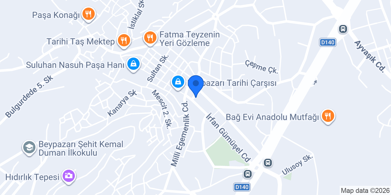 Öncü Beypazarı konumu
