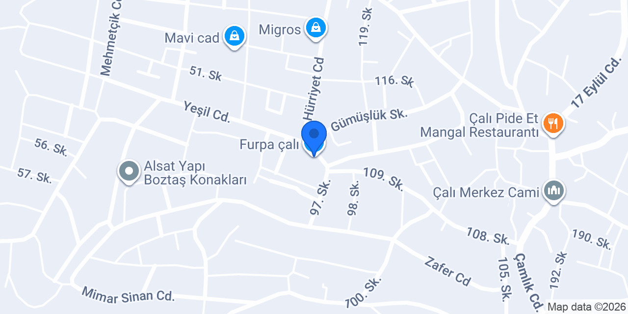 Furpa çalı konumu
