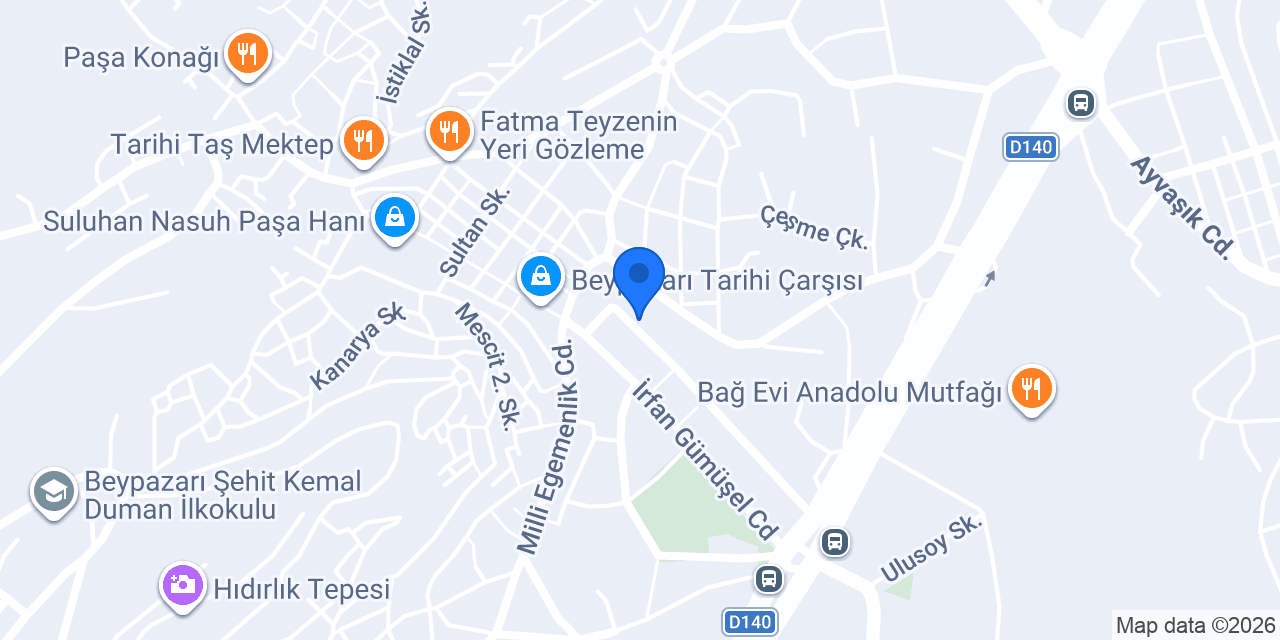 Yapı Kredi - Beypazarı Şubesi konumu